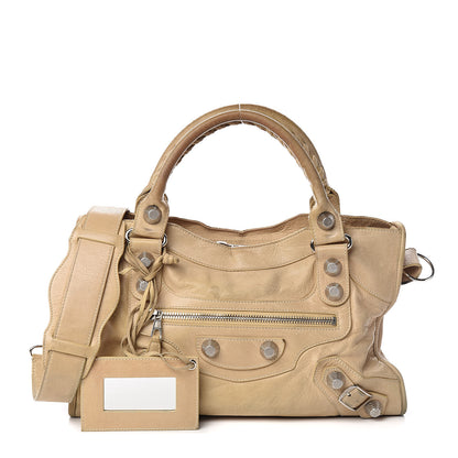Balenciaga Agneau Giant 21 Silver Hardware City Sahara 1 of 16