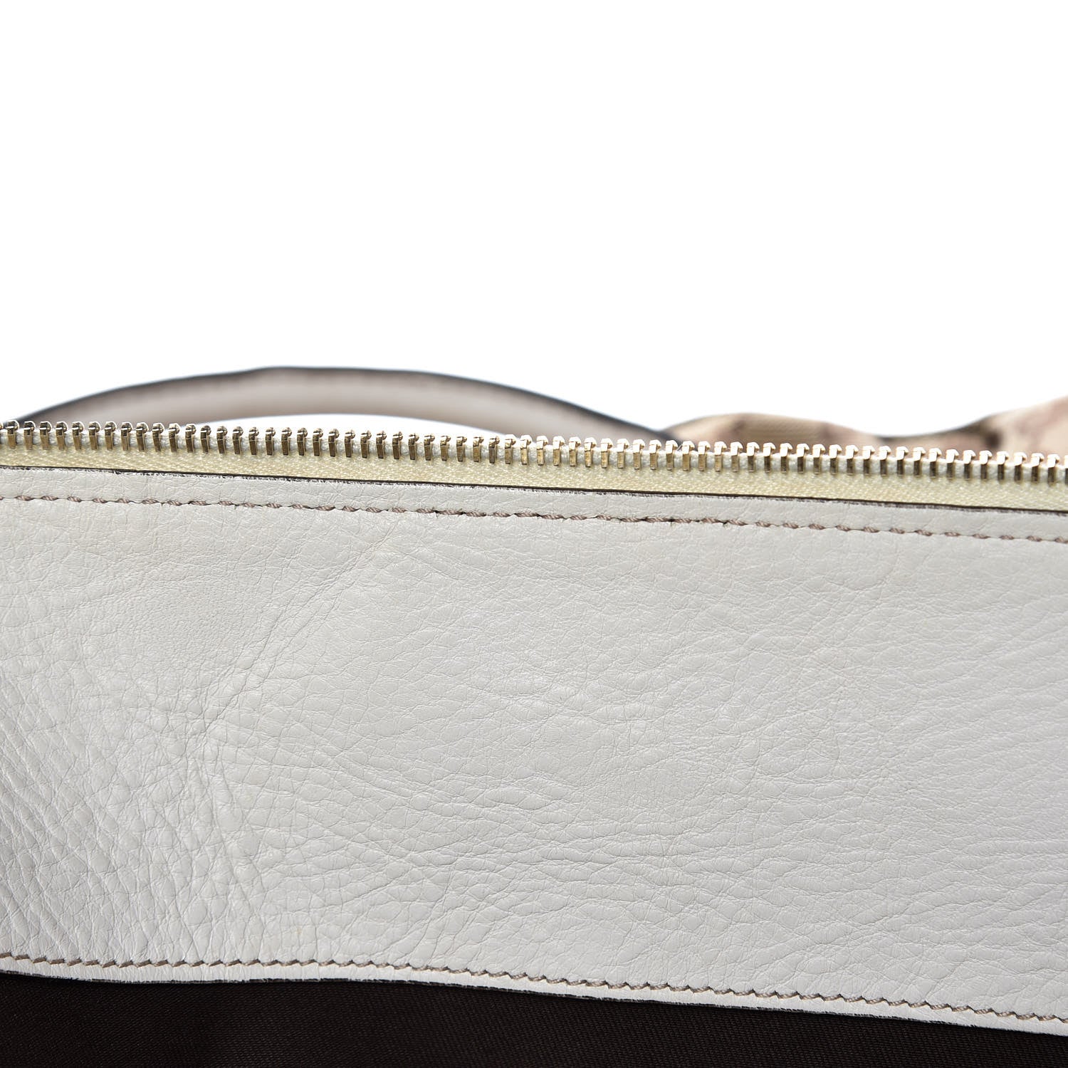 Gucci Monogram D Gold Tote Off White 17 of 18