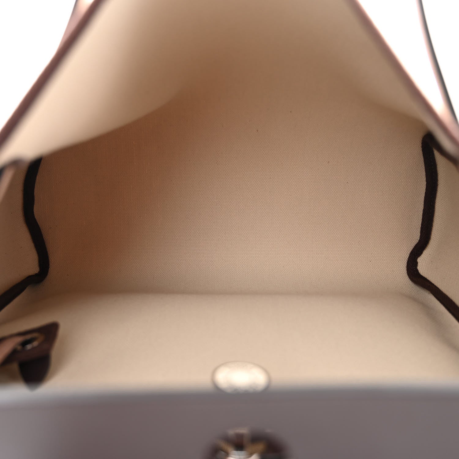 Hermes Military Toile Vache Hunter Herbag Zip Retourne 31 PM Beton 6 of 12
