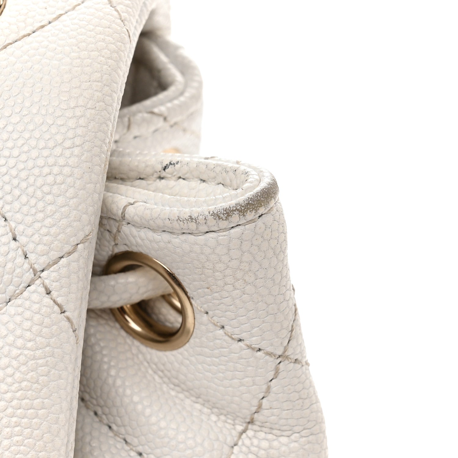 Chanel Caviar Quilted Mini Urban Spirit Backpack White 12 of 30