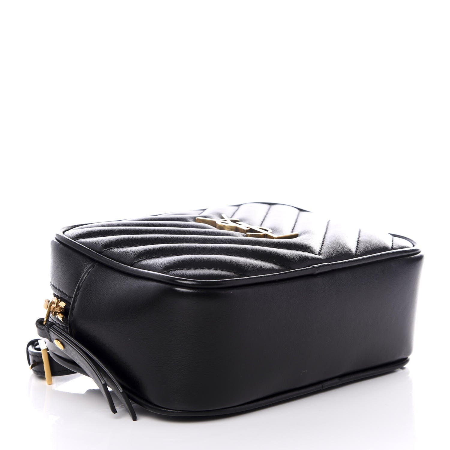 Saint Laurent Calfskin Matelasse Monogram Lou Belt Bag Black 3 of 8