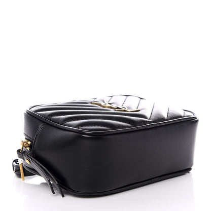 Saint Laurent Calfskin Matelasse Monogram Lou Belt Bag Black 3 of 8