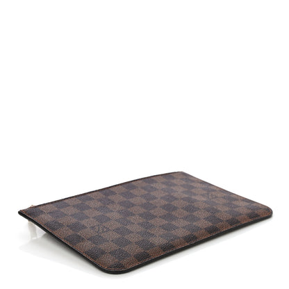 Louis Vuitton Damier Ebene Neverfull MM GM Pochette Rose Ballerine 4 of 13