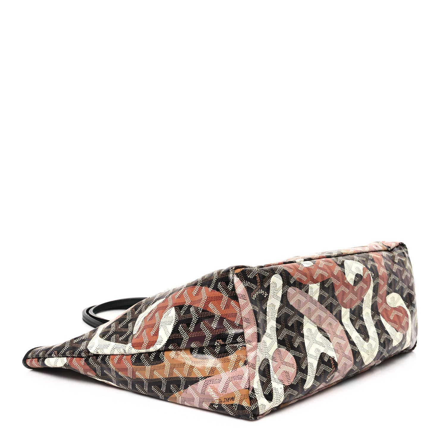 Goyard Goyardine Saint Louis Lettres Camouflage PM Black Pink Multicolor 5 of 11