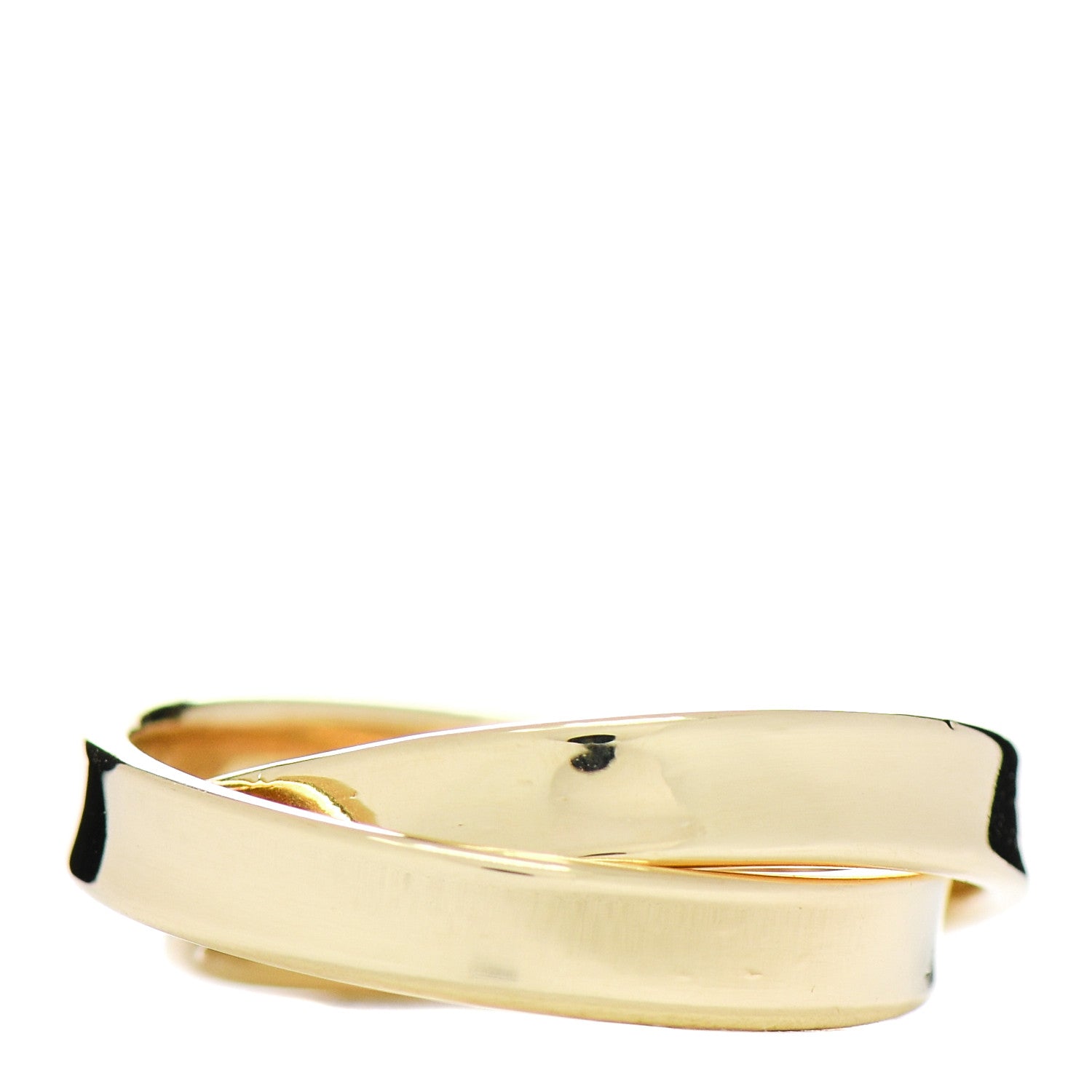 Tiffany 18K Yellow Gold 1837 Interlocking Circles Ring 50 5.5 3 of 4