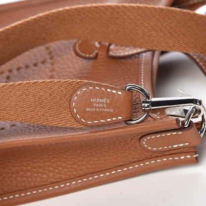 Hermes Taurillon Clemence Evelyne TPM Gold 8 of 12