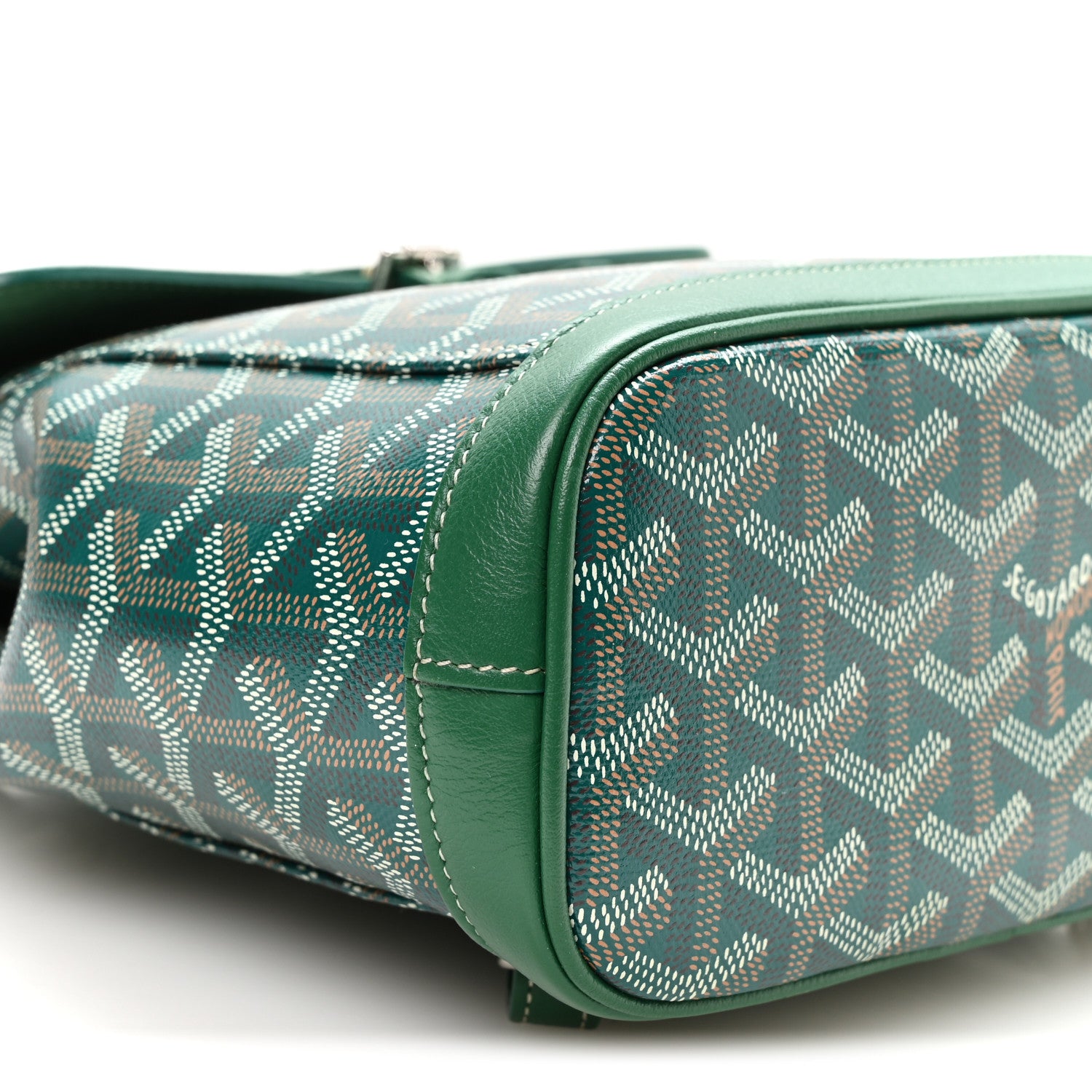 Goyard Goyardine Calfskin Mini Alpin Backpack Green 9 of 10