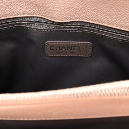 Chanel Caviar Quilted Grand Shopping Tote GST Light Pink 8 of 10