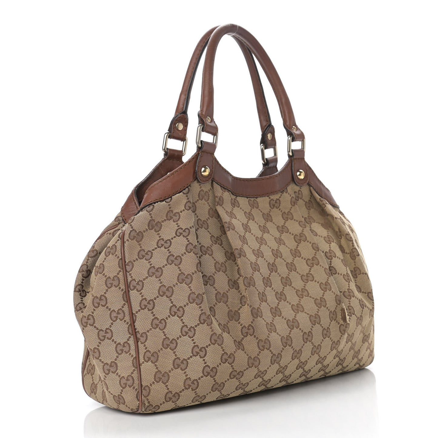 Monogram Medium Sukey Tote Brown