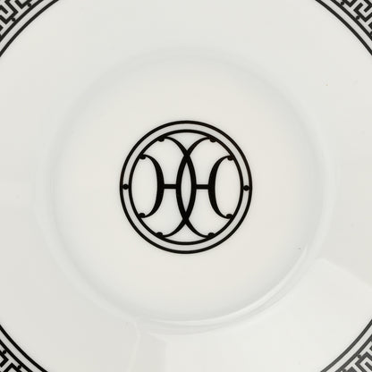 Hermes Porcelain H Deco Breakfast Cup and Saucer 9 of 12