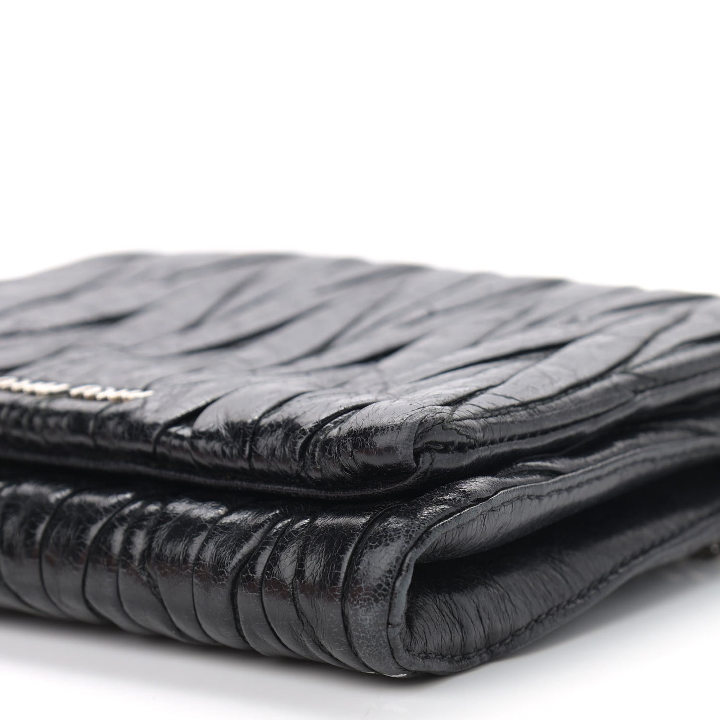 Nappa Matelasse Lux Chain Crossbody Black