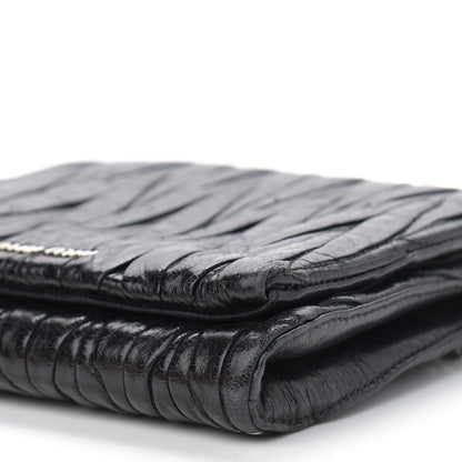 Miu Miu Nappa Matelasse Lux Chain Crossbody Black 6 of 11