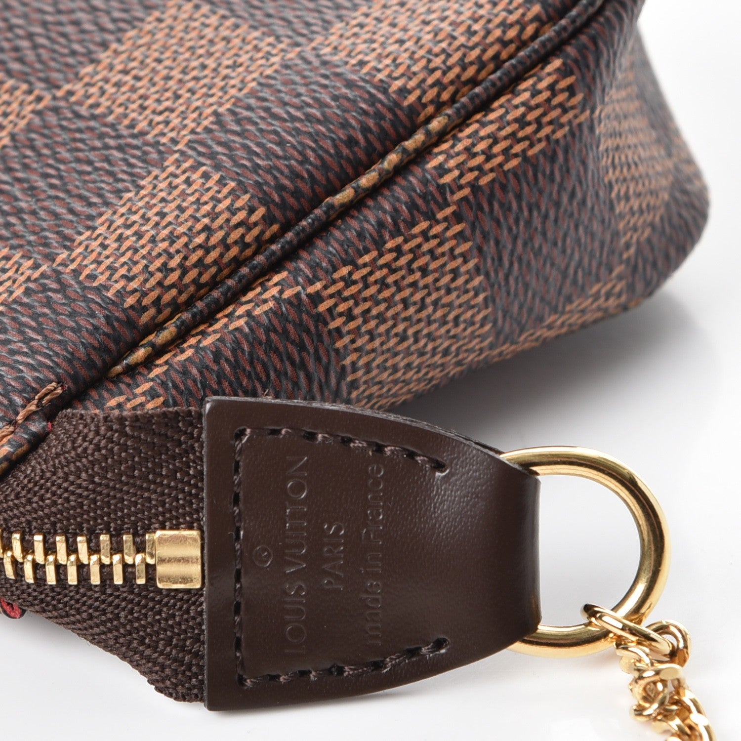 Louis Vuitton Damier Ebene Mini Pochette Accessories 7 of 7
