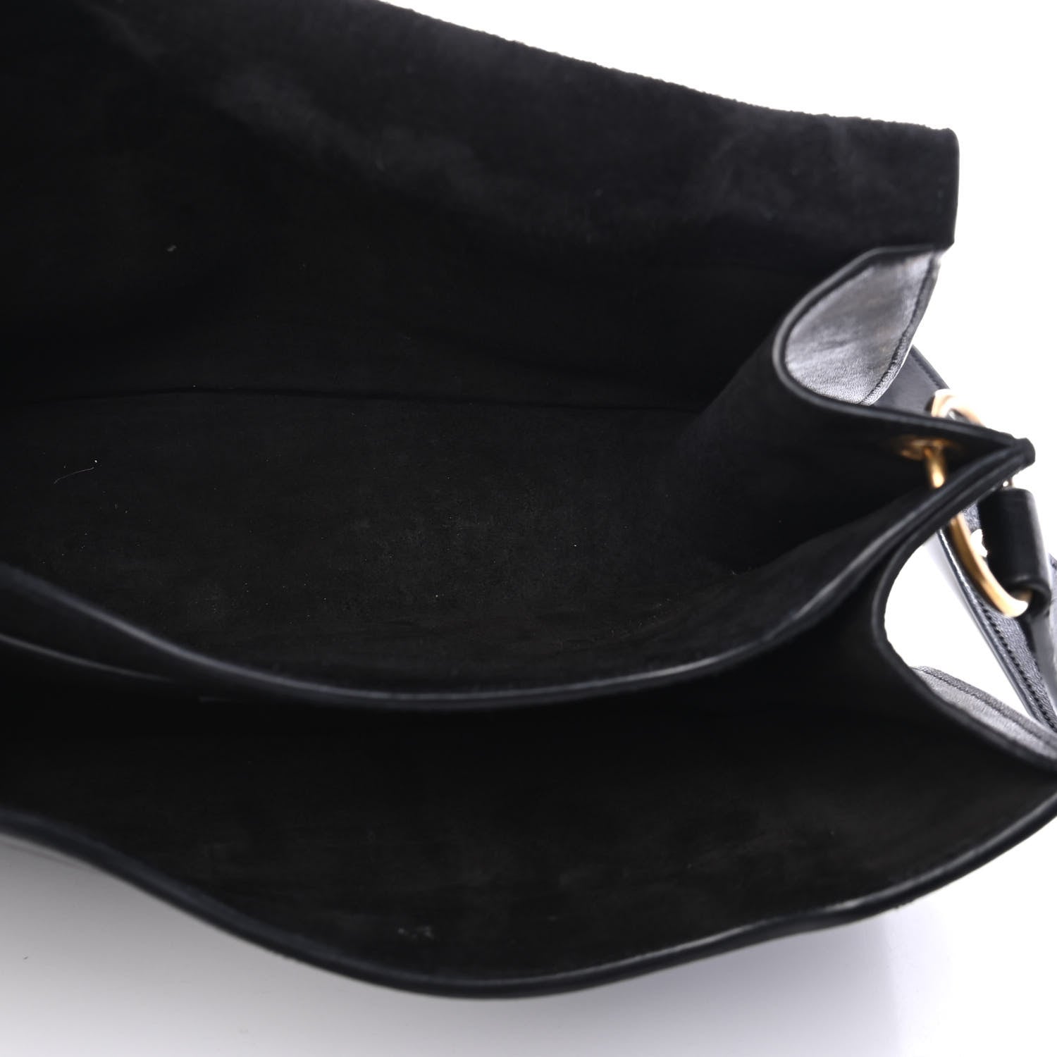 Saint Laurent Lambskin Amalia Flap Shoulder Bag Black 4 of 4