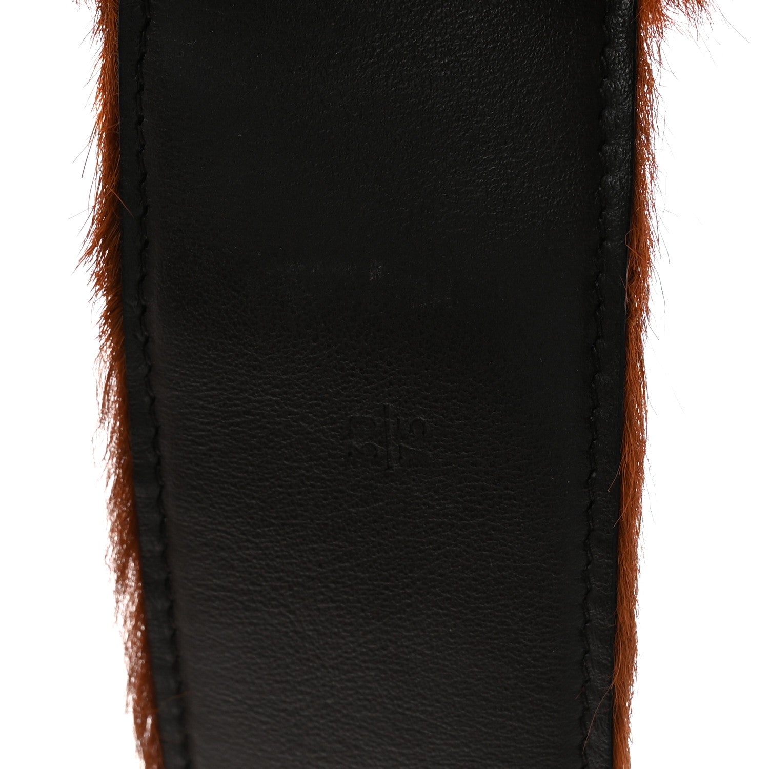 Prada Cavallino Calf Hair Belt 75 30 Cognac 3 of 6