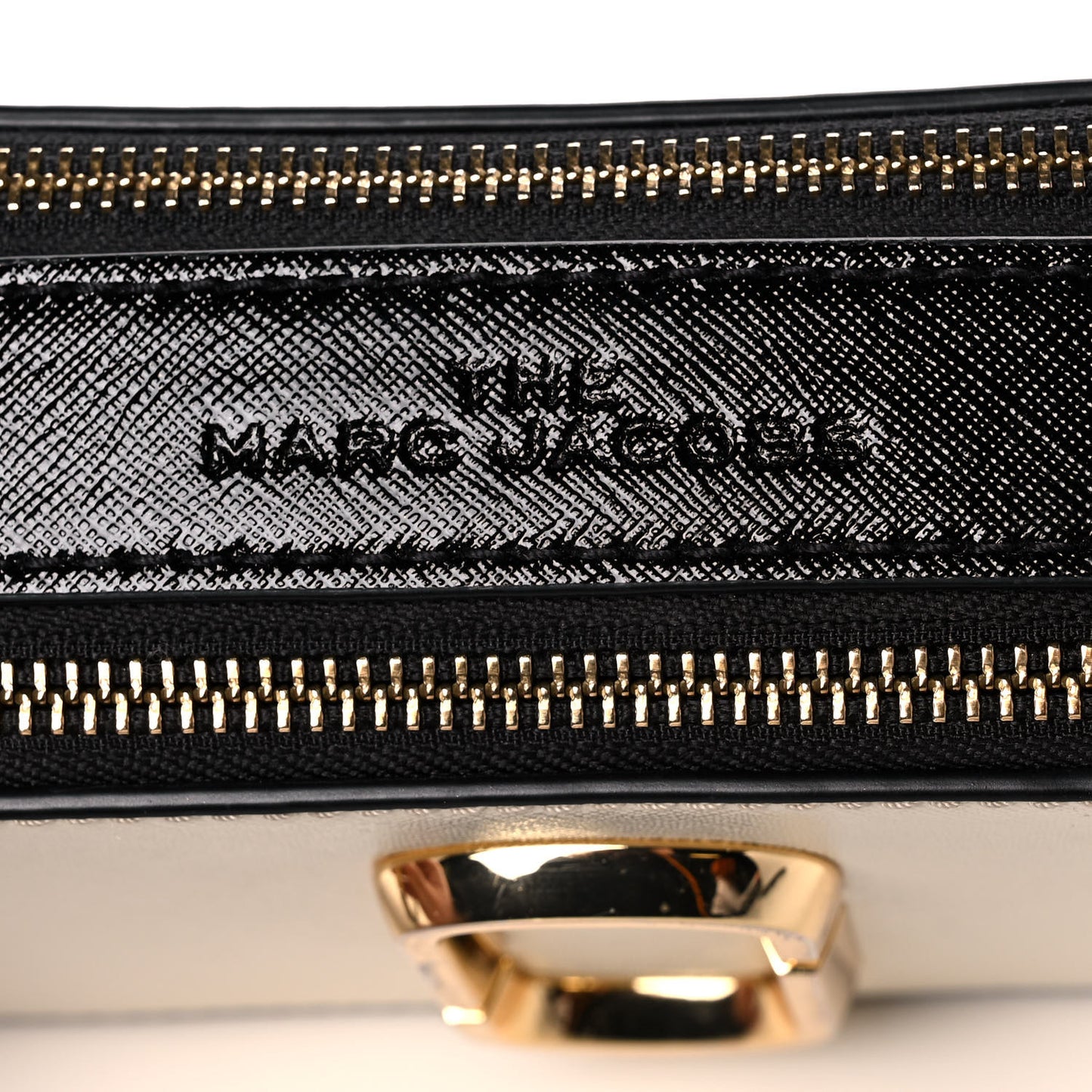 Saffiano Small Snapshot Camera Bag Cloud White Multicolor