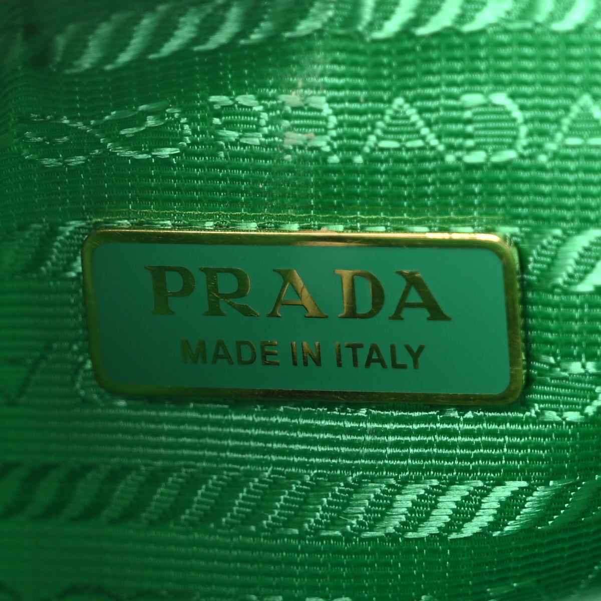 Prada Re-Nylon Saffiano Stitched Mini Re-Edition 1995 Chaine Shoulder Bag Menta 6 of 10