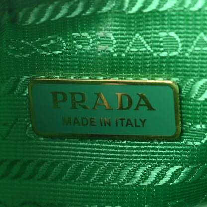 Prada Re-Nylon Saffiano Stitched Mini Re-Edition 1995 Chaine Shoulder Bag Menta 6 of 10