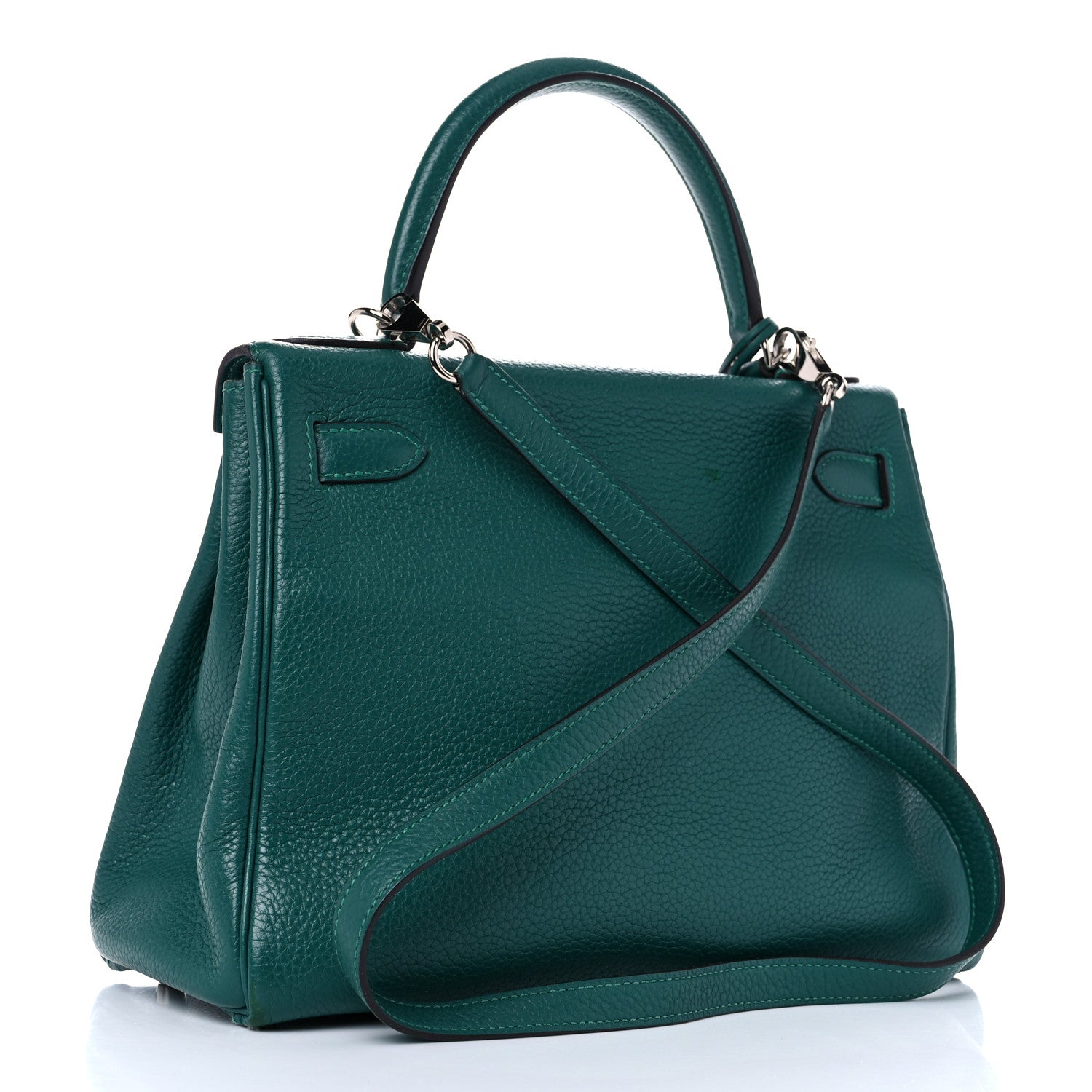Hermes Taurillon Clemence Kelly Retourne 28 Malachite 3 of 45