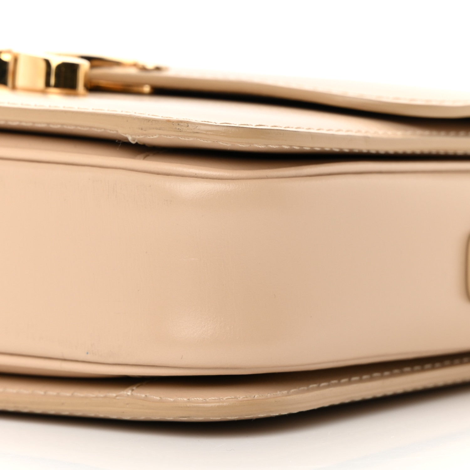 Celine Shiny Calfskin Teen Triomphe Nude 12 of 23