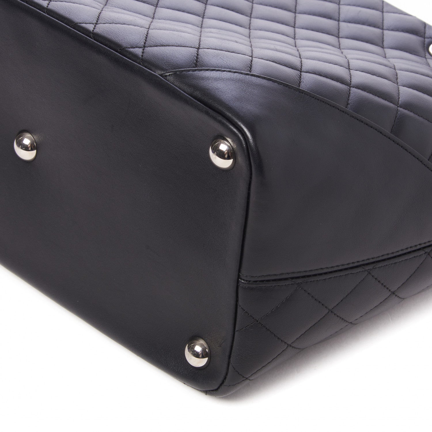 Chanel Calfskin Quilted Large Cambon Tote Black 4 of 8