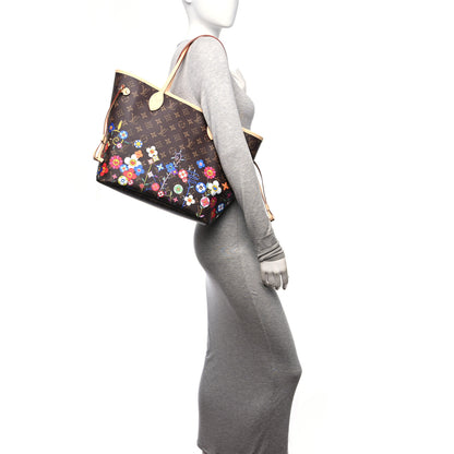 Louis Vuitton LV X TM Monogram Flowers Neverfull MM 3 of 11