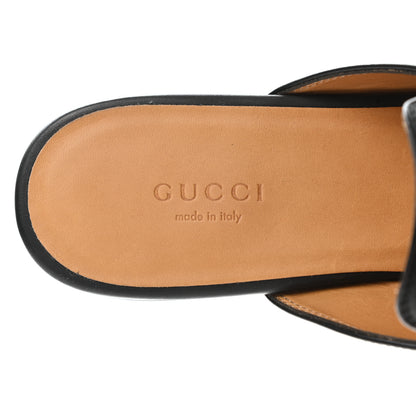 Gucci Calfskin Womens Princetown Slippers 38.5 Black 7 of 11