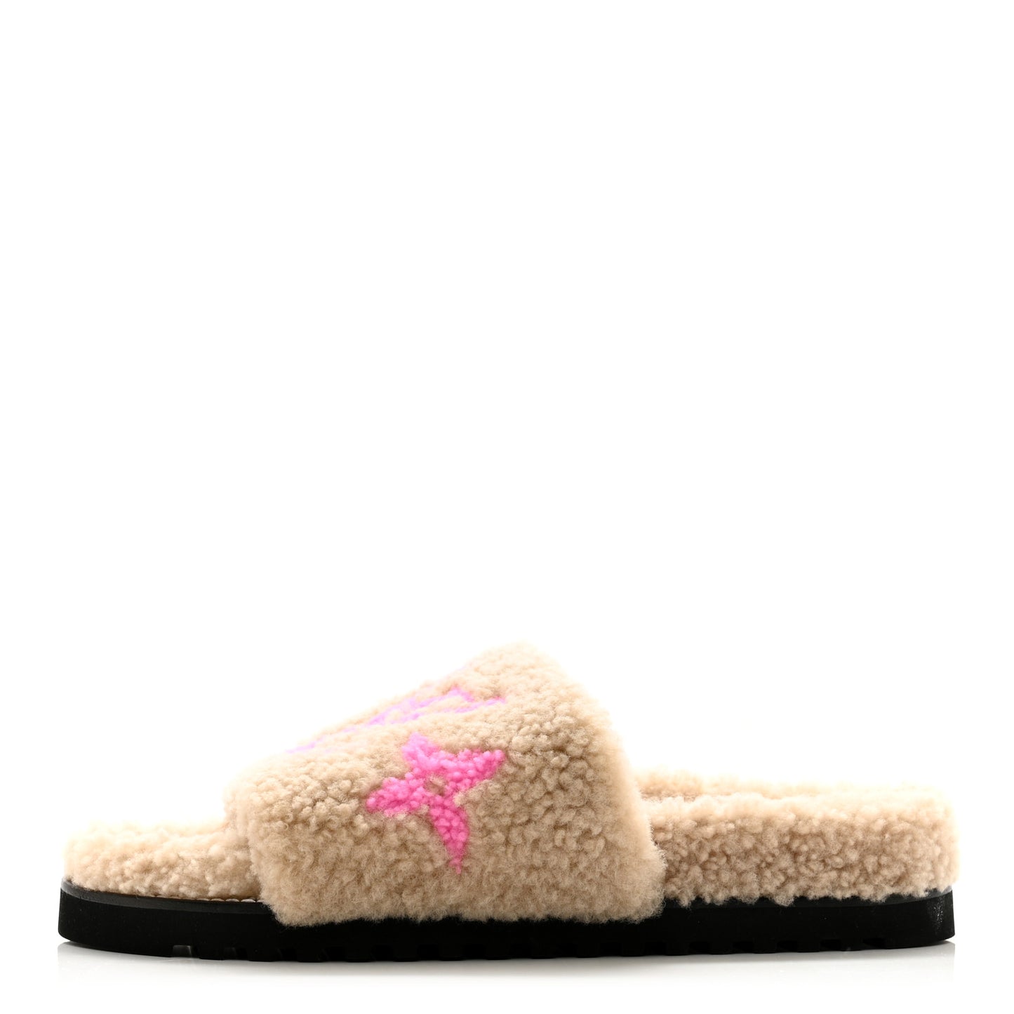 Shearling Paseo Flat Comfort Mule 41 Beige