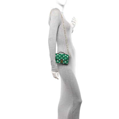 Louis Vuitton Monogram Jacquard Velvet Micro Metis Green 2 of 10
