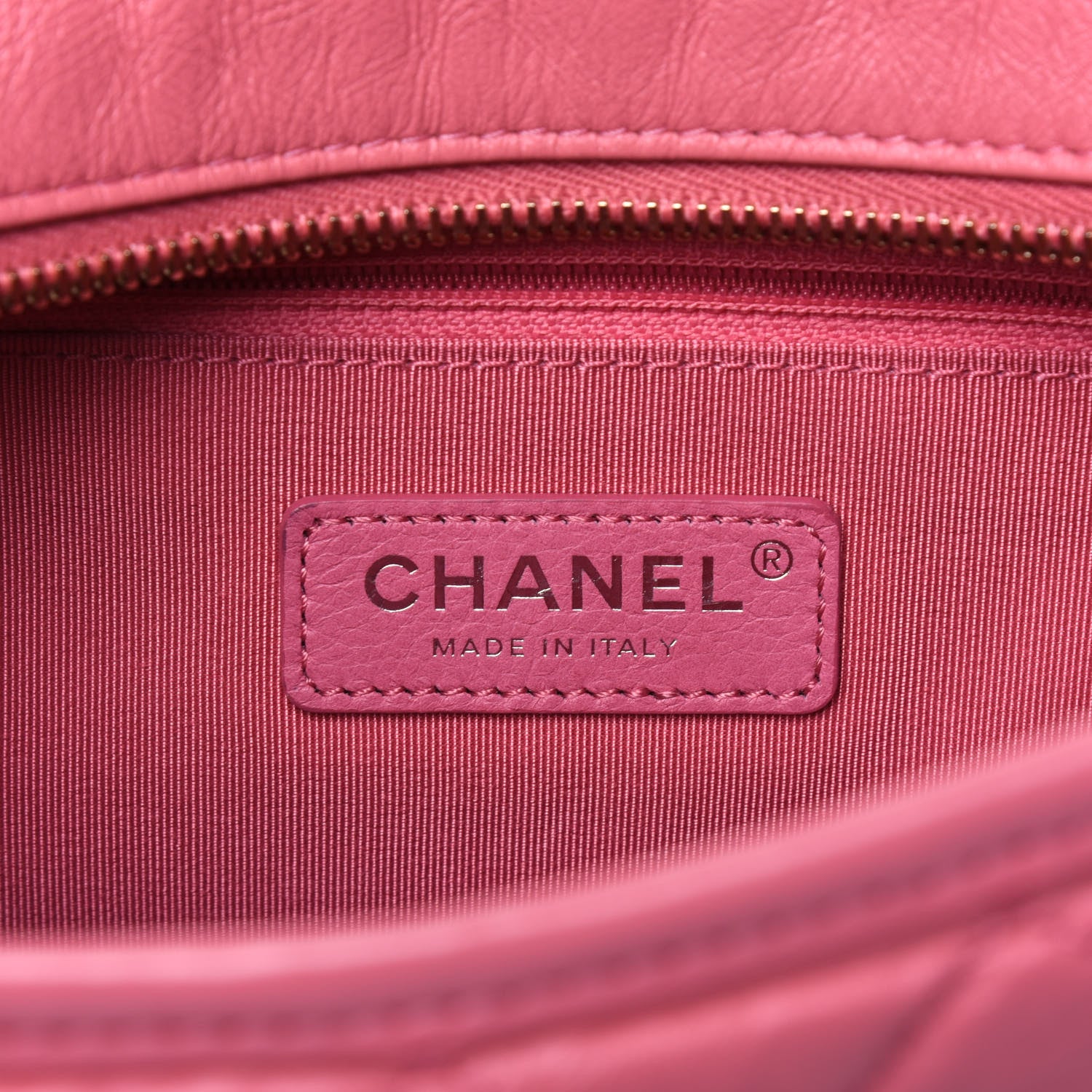 Chanel Aged Smooth Calfskin Quilted Medium Gabrielle Logo Hobo Pink 7 of 17