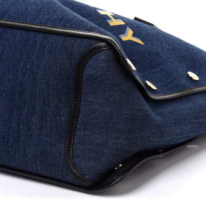 Givenchy Denim Medium Logo Bond Shopper Tote Blue 13 of 13