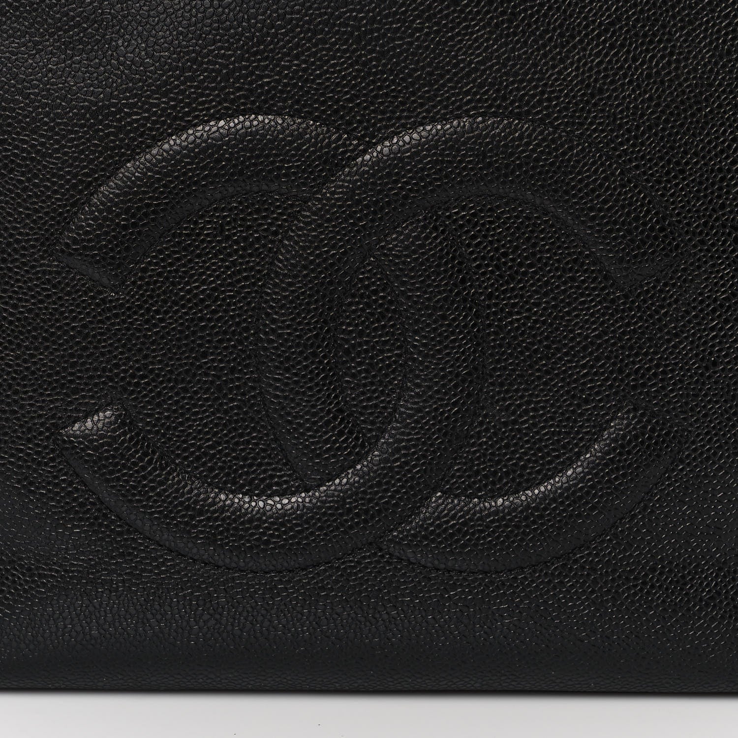 Chanel Caviar CC Shopper Tote Black 10 of 10
