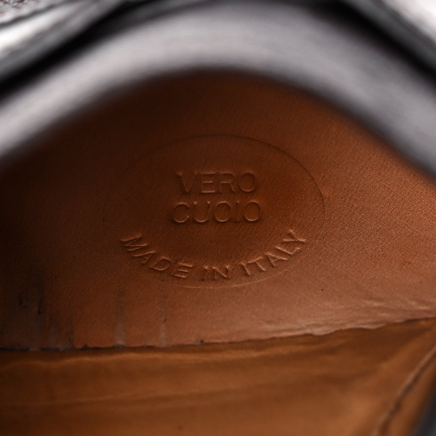 Diamante Calfskin Mens Driver Loafers 9 Brown