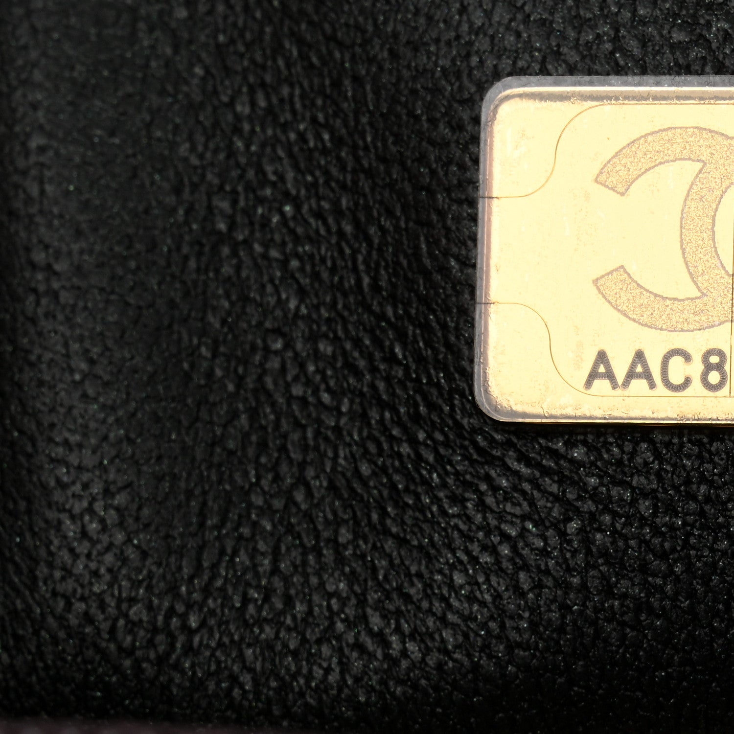 Chanel Iridescent Lambskin Quilted Mini Rectangular Flap Black 7 of 10