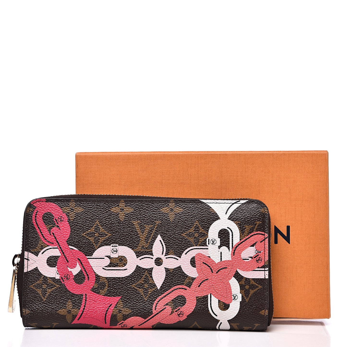 Monogram Bay Zippy Wallet Rose Ballerine Poppy