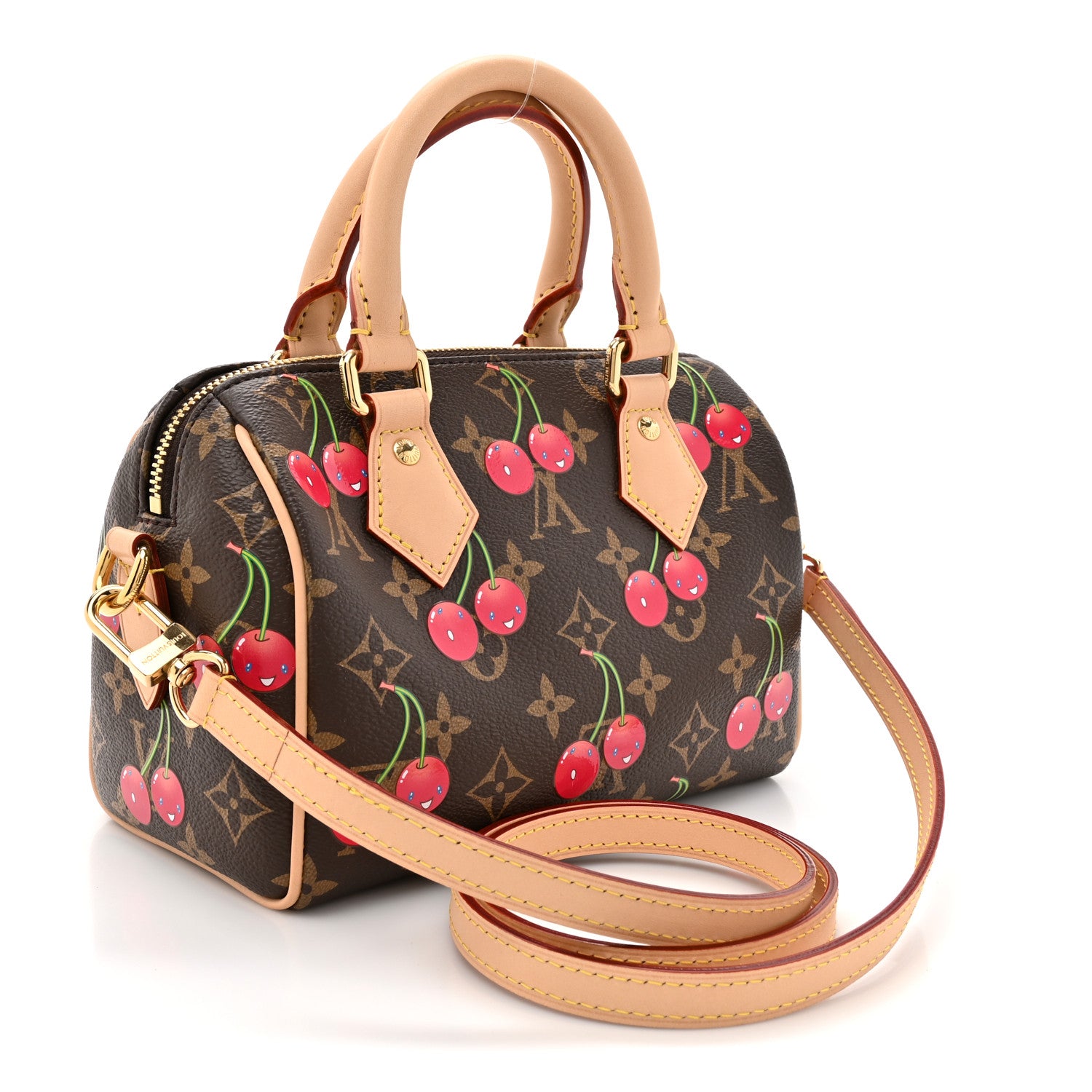 Louis Vuitton LV X TM Monogram Cerises Speedy Bandouliere 20 3 of 9