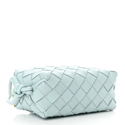 Bottega Veneta Nappa Intrecciato Candy Loop Camera Bag Teal Washed 4 of 10