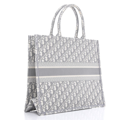 Christian Dior Oblique Large Book Tote Grey 2 of 9