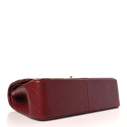 Chanel Caviar Quilted Jumbo Double Flap Burgundy 4 of 9