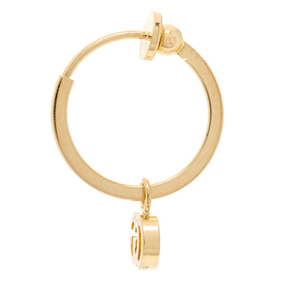 Gucci 18K Yellow Gold Running G Single Clip On Earring 2 of 5