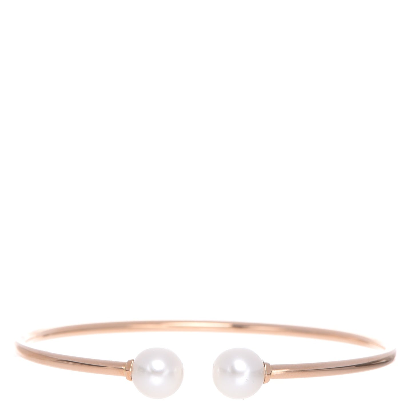 18K Rose Gold Pearl 8mm HardWear Ball Wire Bracelet