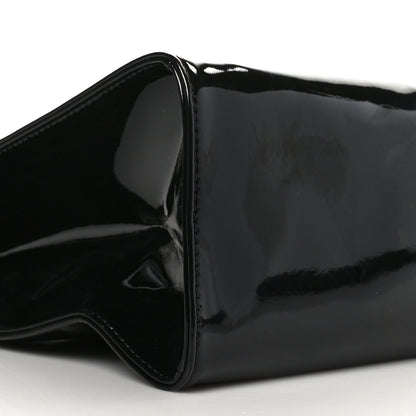 Telfar Patent Vegan Leather Medium Shopping Bag Black 7 of 8