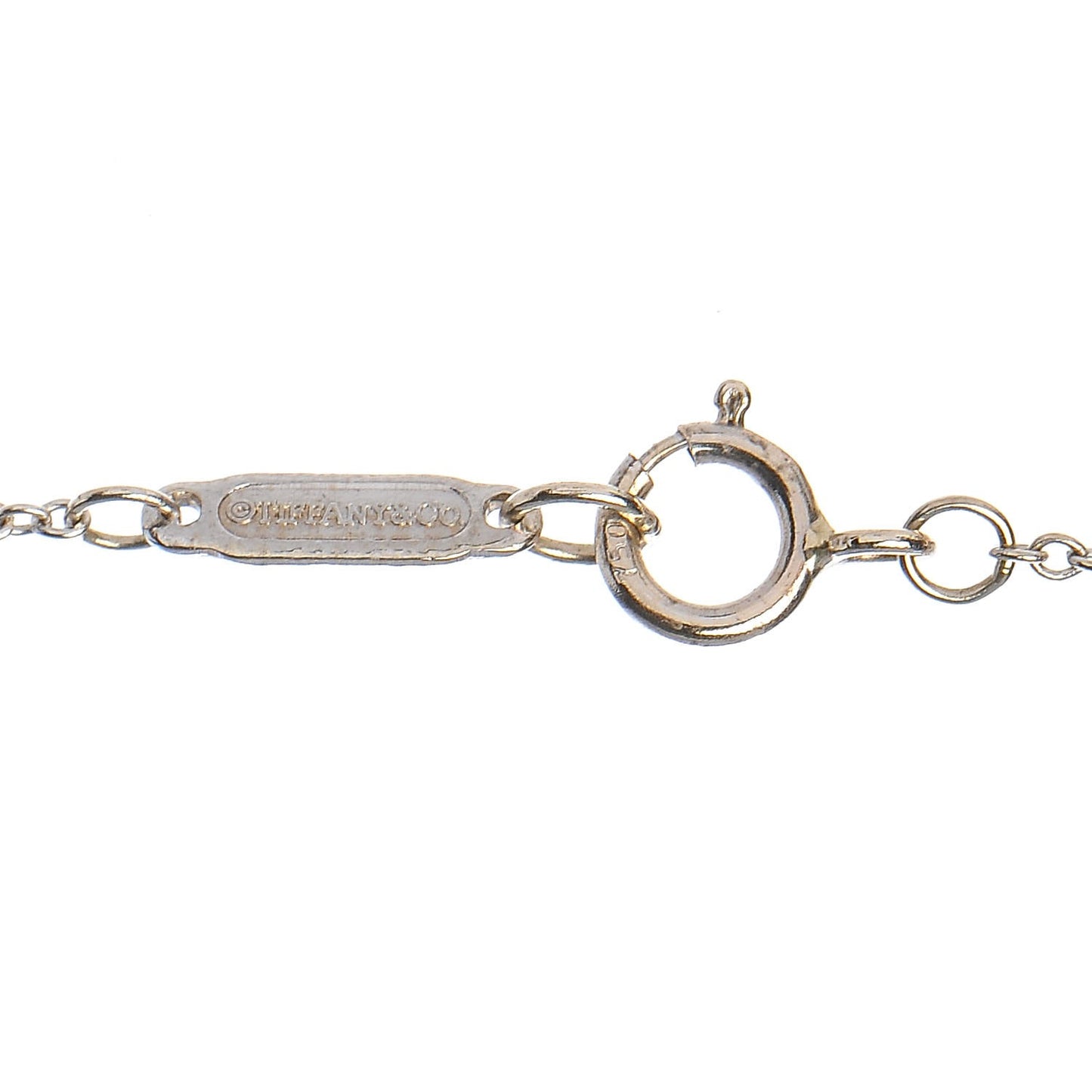 18K White Gold Diamond Atlas Key Pendant Necklace