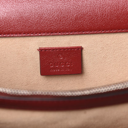 Gucci Tweed GG Monogram Small Dionysus Shoulder Bag Black White Romantic Cherry 9 of 12