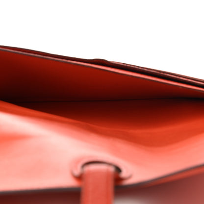 Hermes Togo Dogon Recto Verso Wallet Orange Poppy 5 of 7