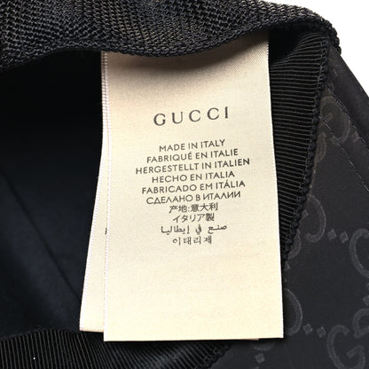 Gucci Nylon Monogram Baseball Hat S Black 9 of 10