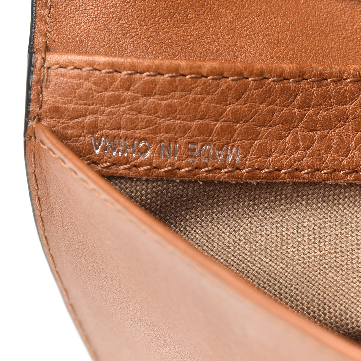 Burberry Brit Calfskin Lexi Wallet Saddle Brown 8 of 8