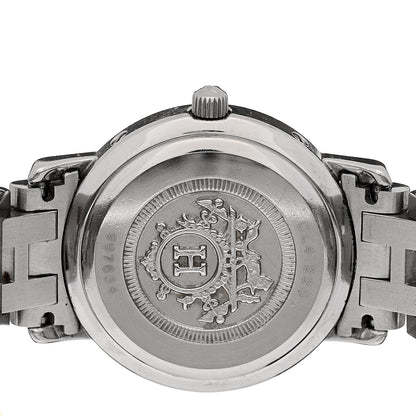Hermes Stainless Steel 24mm Clipper Quartz Watch Gold 4 of 4