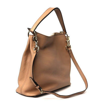 Gucci Pebbled Calfskin Large Soho Hobo Camelia 3 of 11