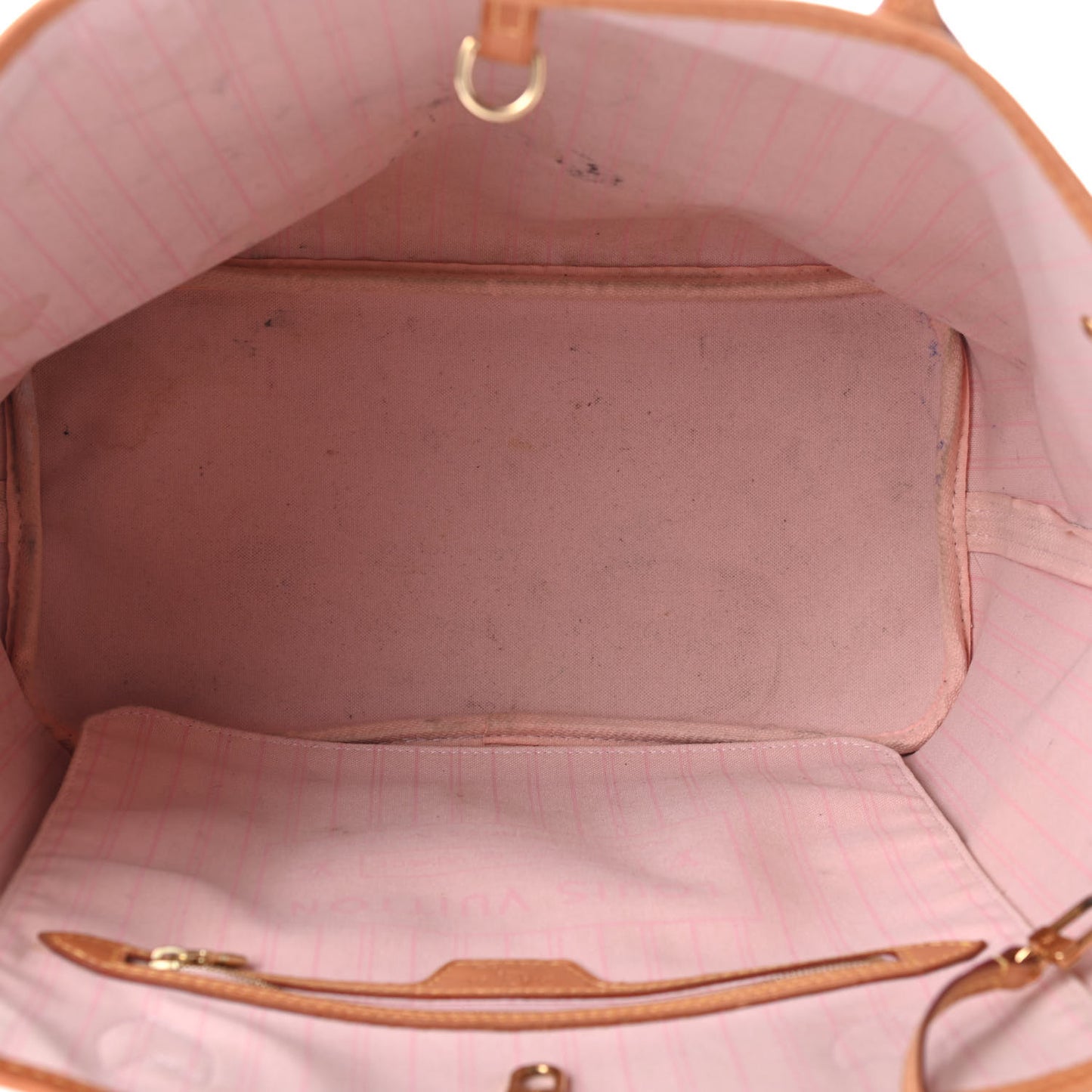 Damier Azur Neo Neverfull MM Rose Ballerine